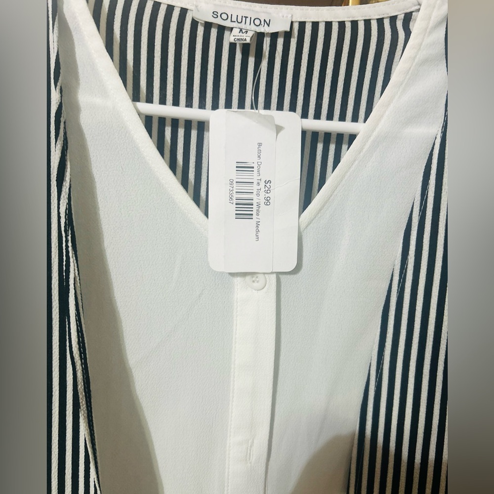 Stripe Blouse •|Open to Trade|• - Picture 3 of 7
